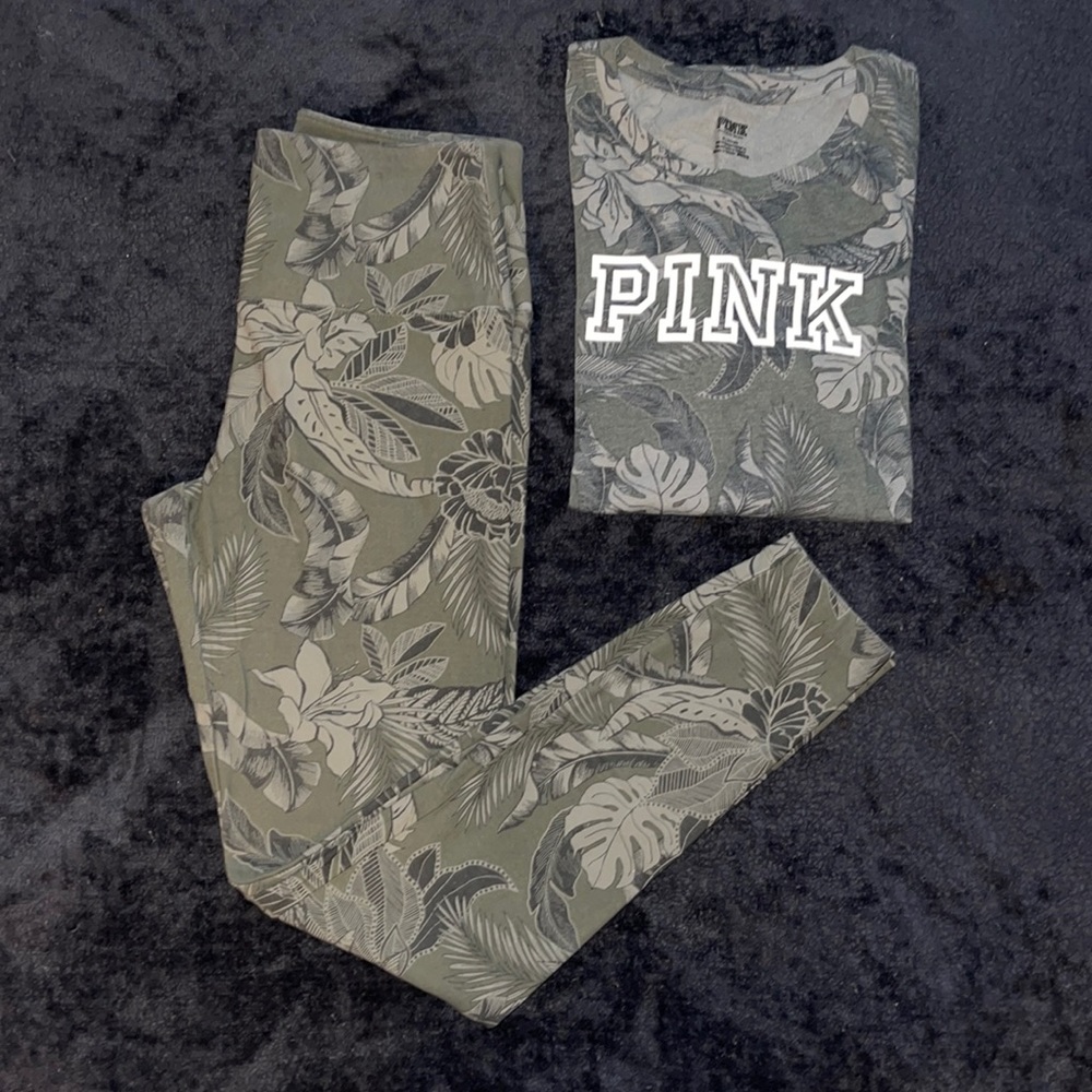 2 piece pink outfit